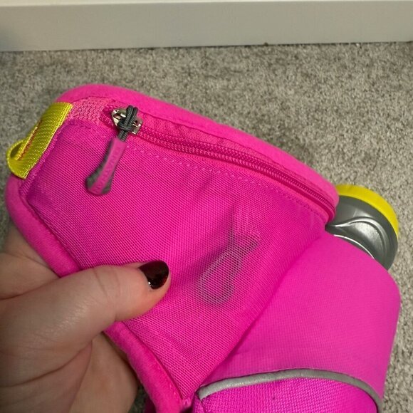 Nathan Triangle Running Essentials‎ Hydration Belt Pink Water Bottle Carrier - Picture 4 of 7